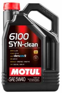 MOTUL 6100 SYN-CLEAN 5w40 SN/C3 4л. синтетика /Technosynthese®/, масло моторное